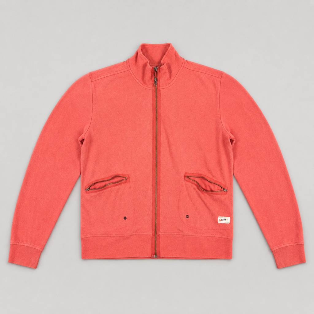 Vintage Y2K Nike Jacket WOmen's Small Pink Activewear Washed Cotton
