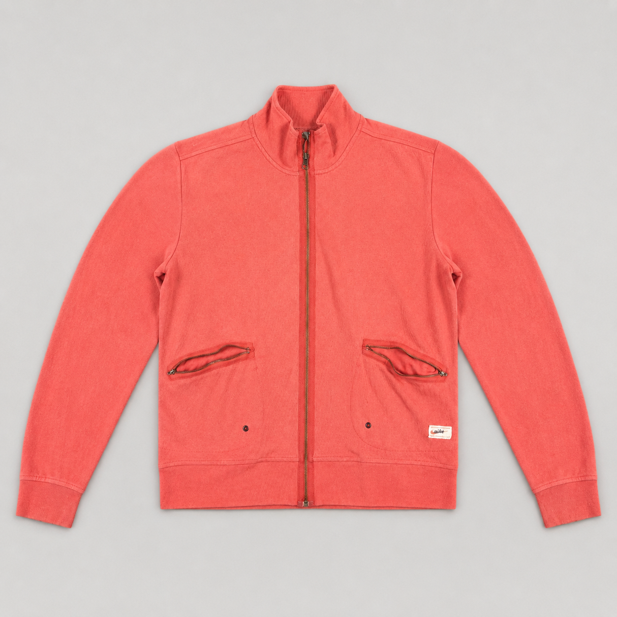 Vintage Y2K Nike Jacket WOmen's Small Pink Activewear Washed Cotton