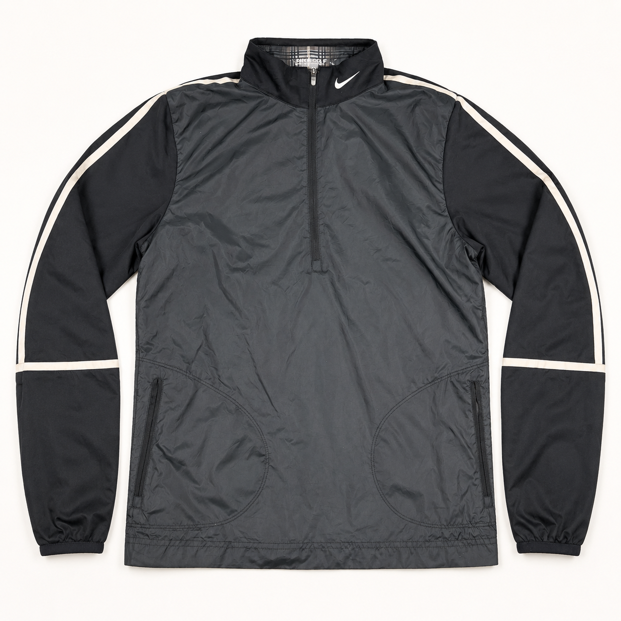 Nike Golf 1/4 Zip Windbreaker Jacket Men's Medium Black