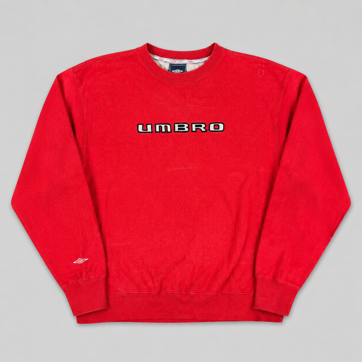 Vintage Umbro Jumper Men's Medium Red England Spell Out Logo