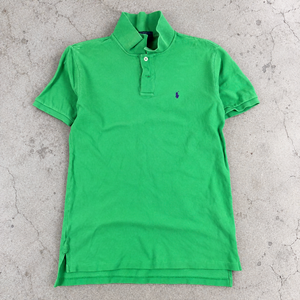 Vintage Polo Ralph Lauren Polo Shirt Women's Small Green Small Pony