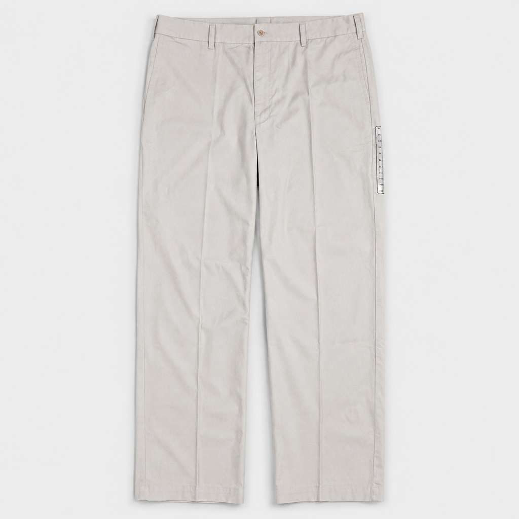 Vintage Y2K Nike Golf Pants Men's XXL Stone Beige Baggy Pleated Trousers