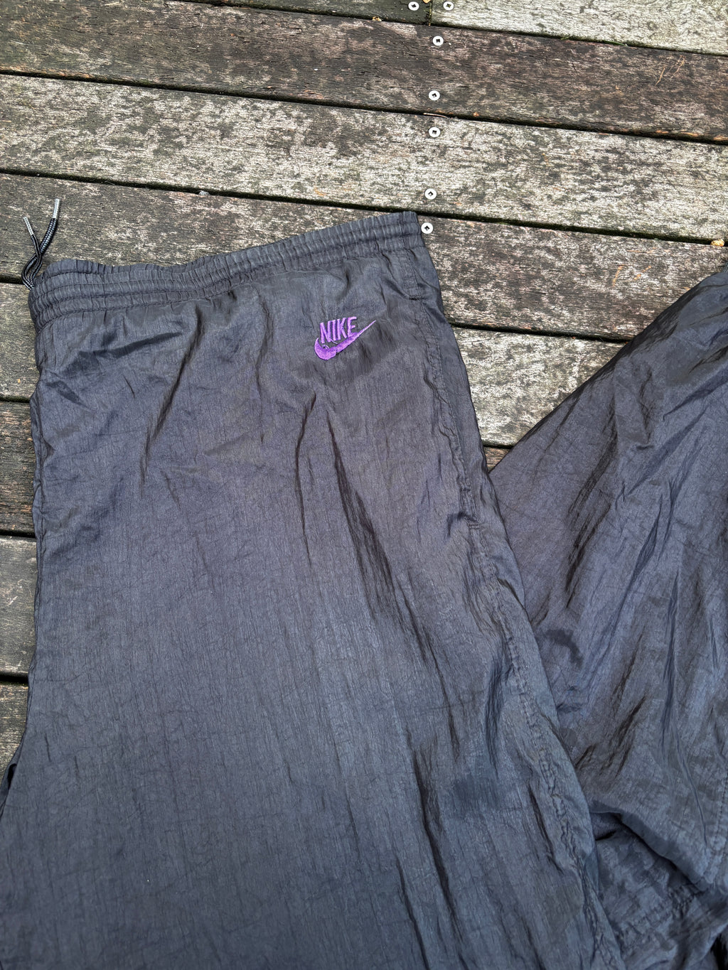 Nike Challenge Court Track Pants Black Vintage 90s