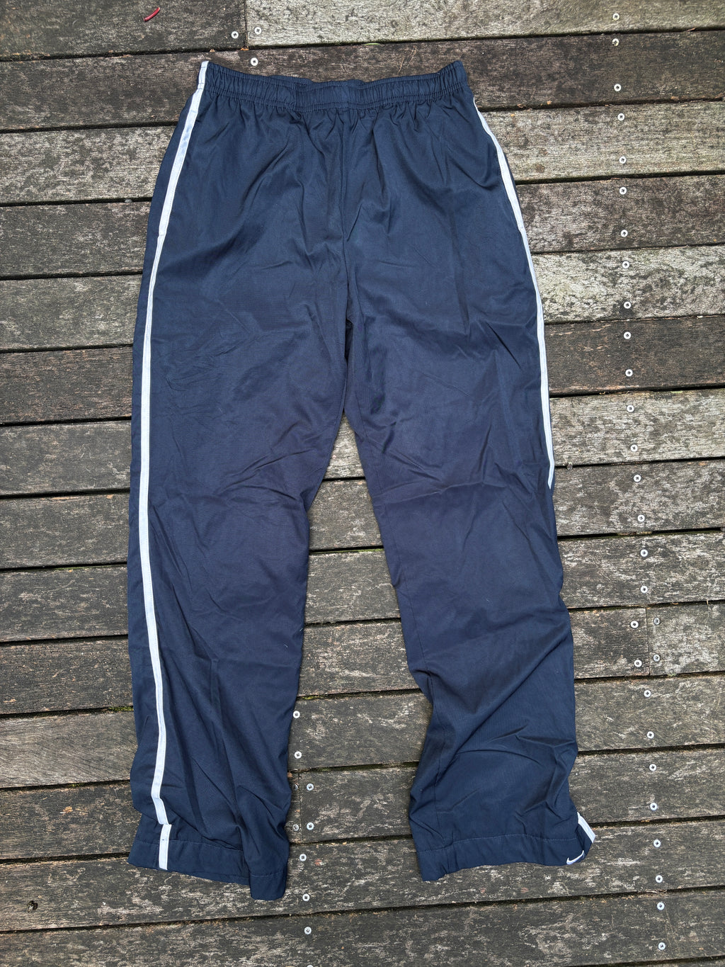 Vintage Y2K Women's Nike Track Pants Size S Navy