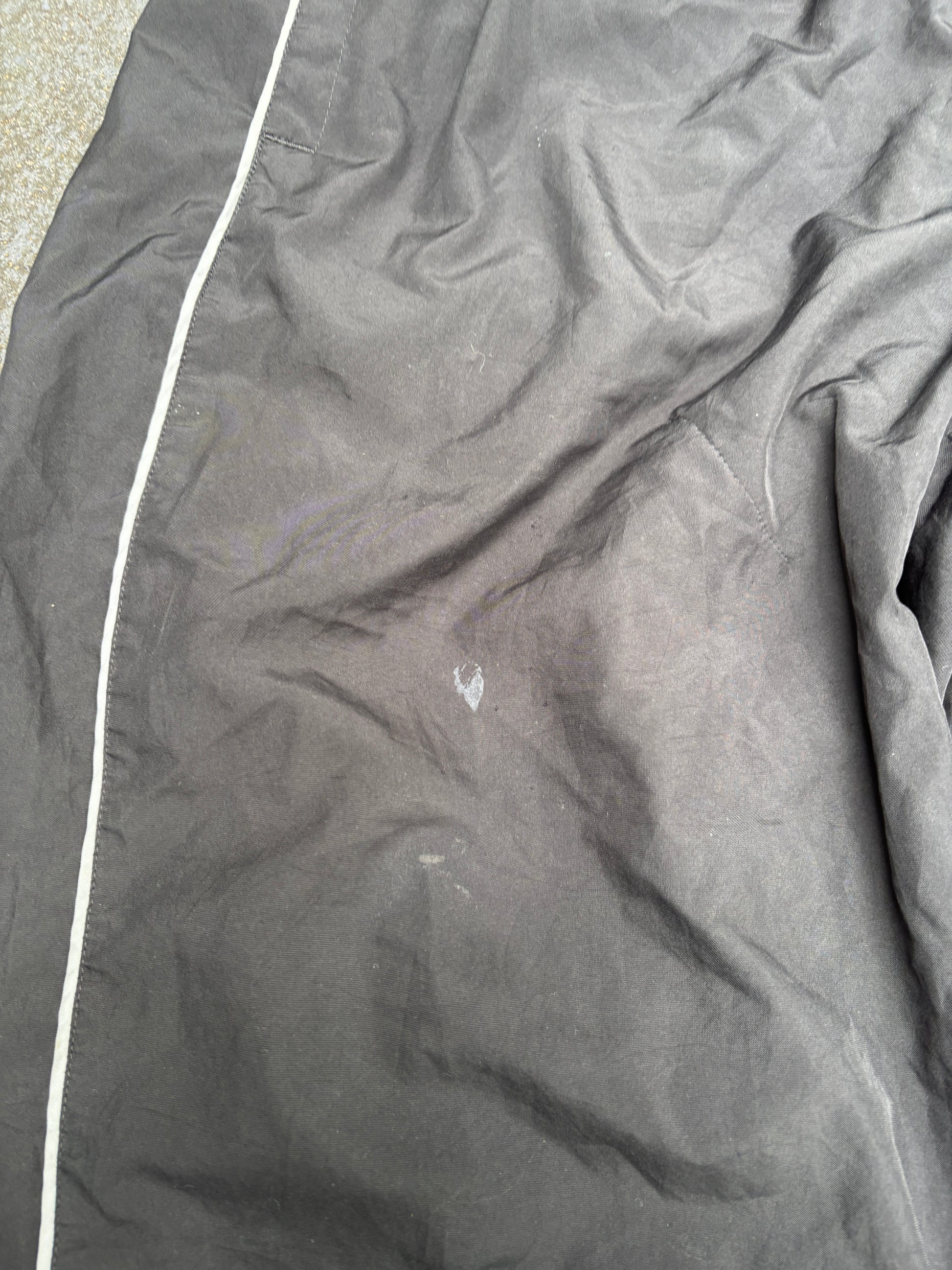 Vintage Y2K Nike 3/4 Track Pants XL Black Grey Piping Classic Windbreakers