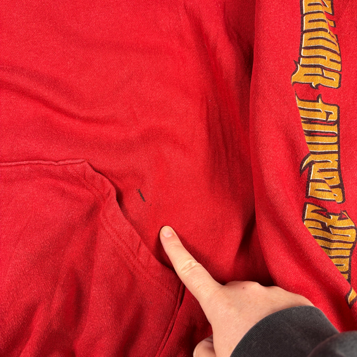 Vintage Orange County Choppers Hoodie Mens XL Red y2k era