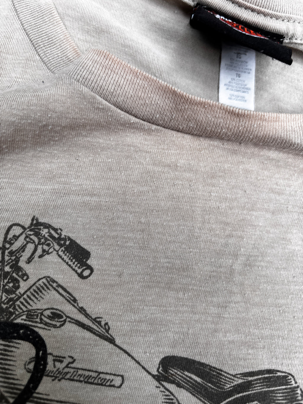 2018 Harley Davidson T-shirt Size XL Brown