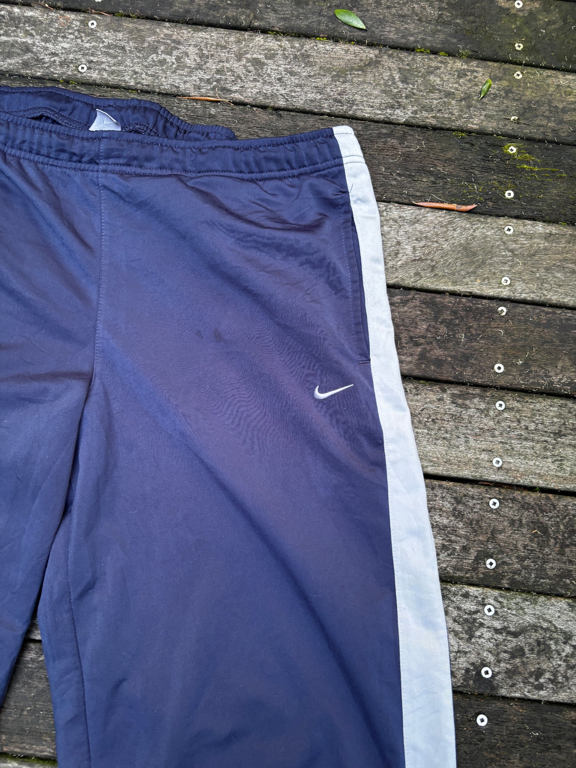 Vintage Nike Track Pants Size XXL Navy Grey