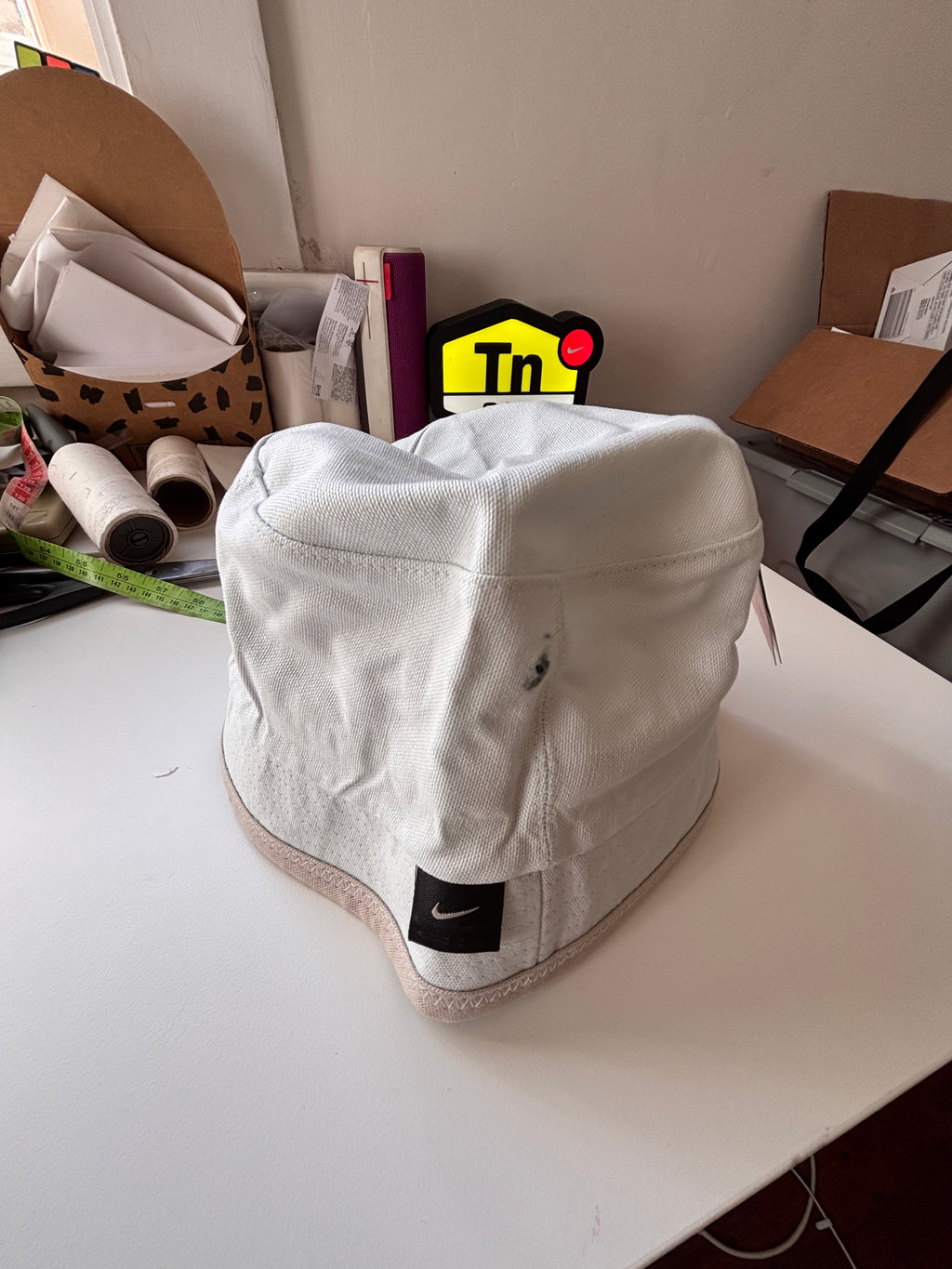 Vintage Y2K Nike Bucket Hat OSFM Baby Blue New w Tags NWT Deadstock