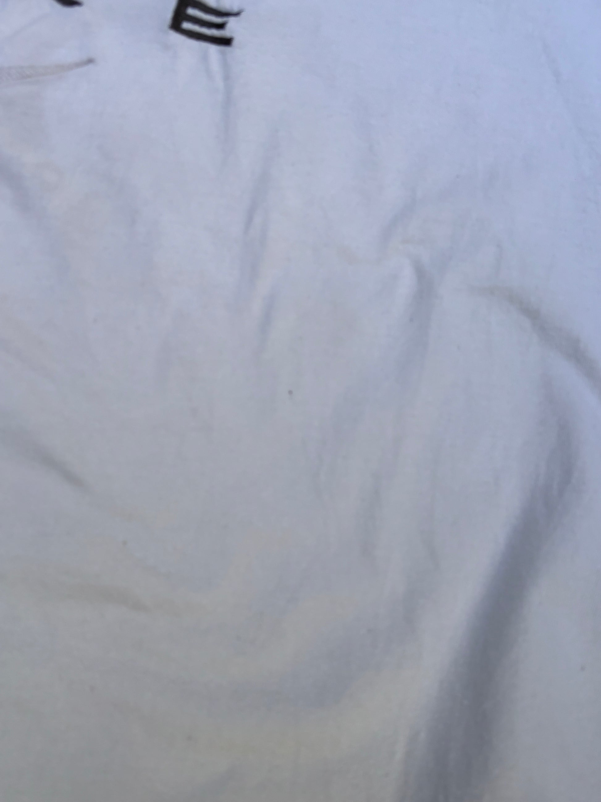 Vintage 90s Nike T-Shirt Size XXL Beige Ringer Tee Centre Spell Out Swoosh Logo