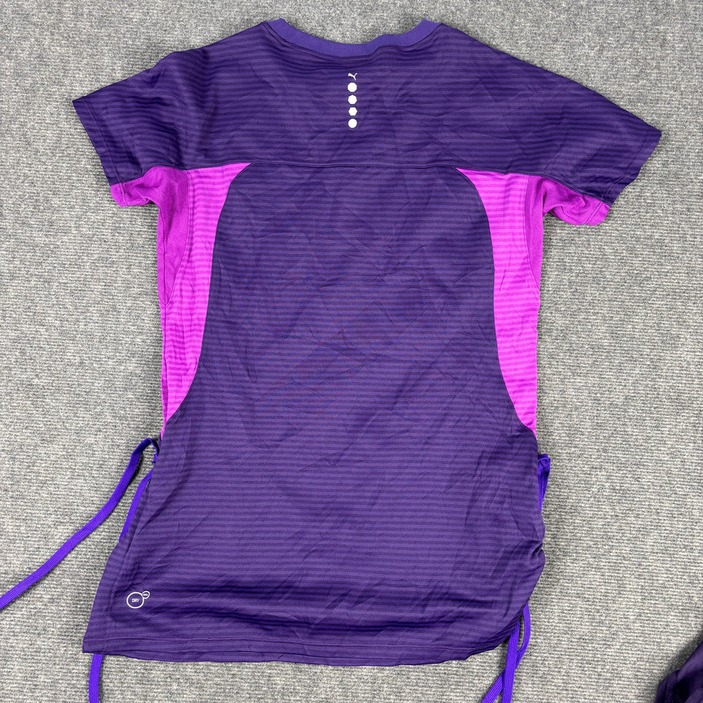Vintage Y2K Puma Activewear T-shirt Women's Small Purple