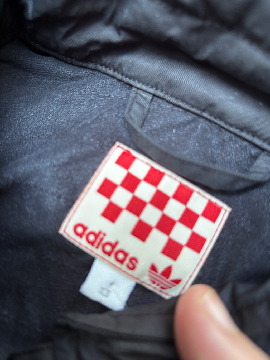 Y2K Adidas Racing Jacket Size S Black