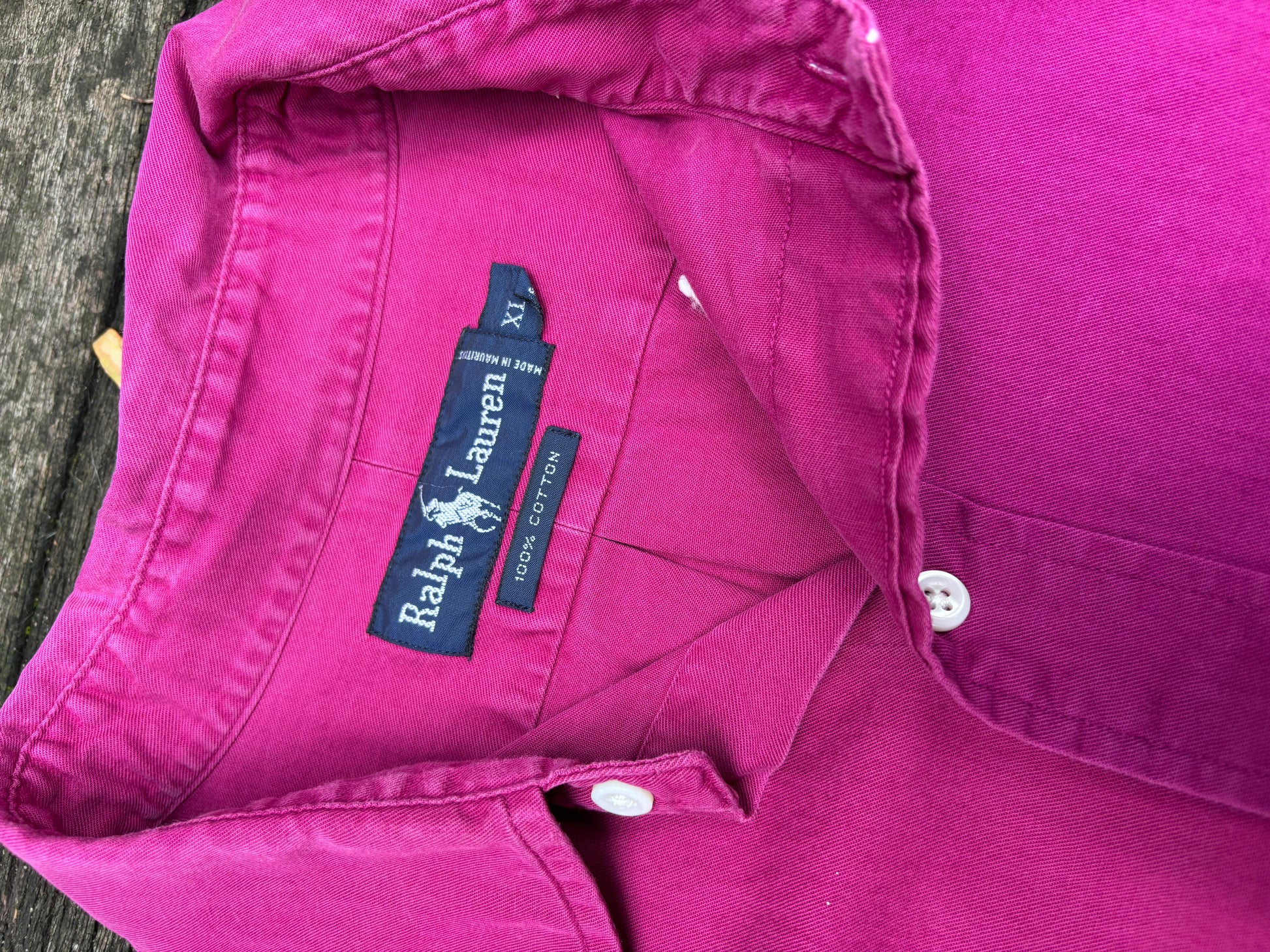 90's Tag Ralph Lauren Shirt Size XL Purple