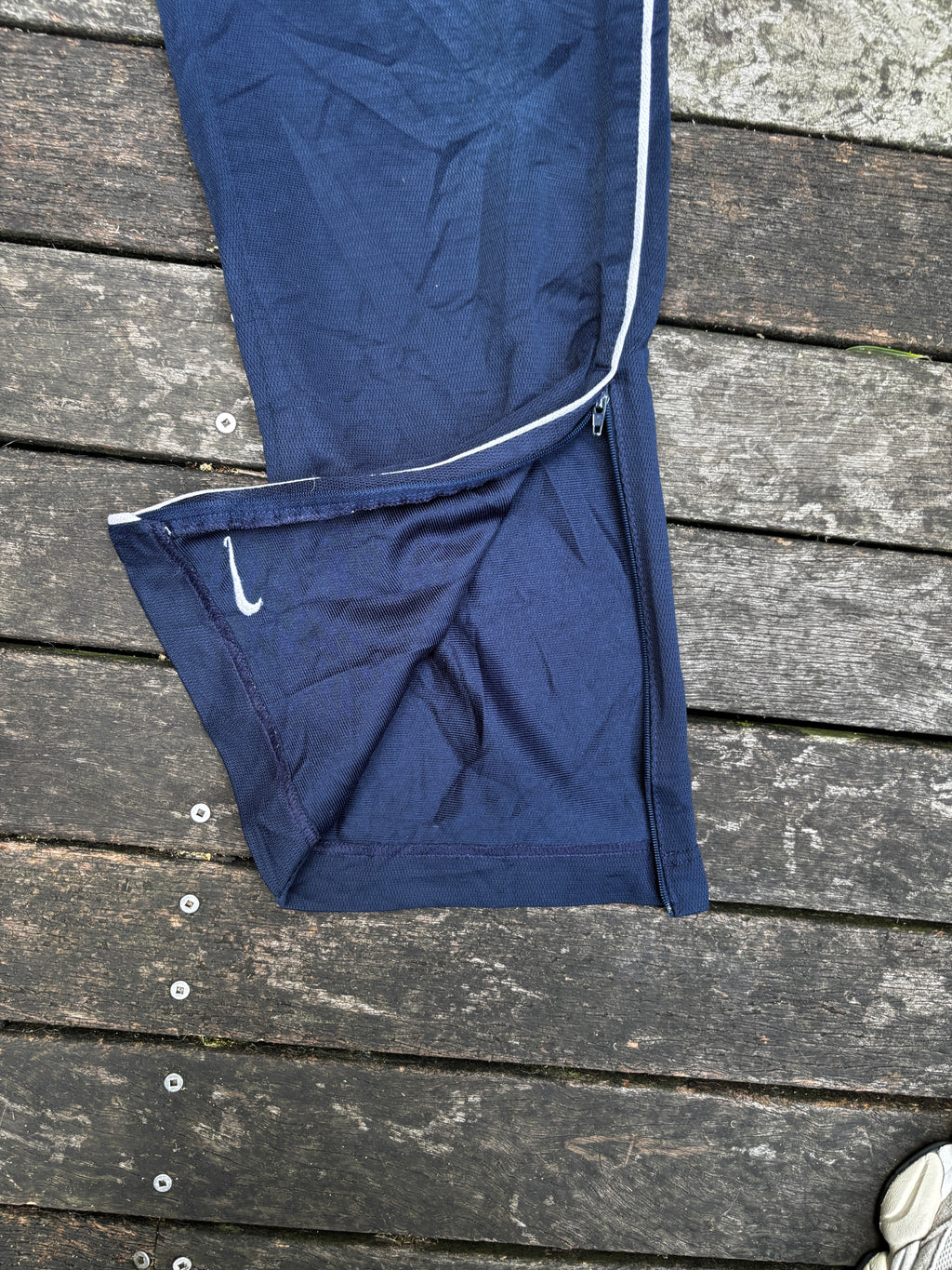Nike Mesh Textured Track Pants Size S Y2K