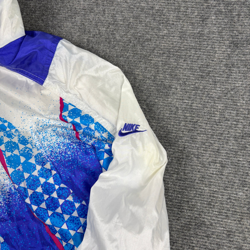 Vintage 90s boxy Nike jacket women's small retro activewear windbreaker (rare piece!)