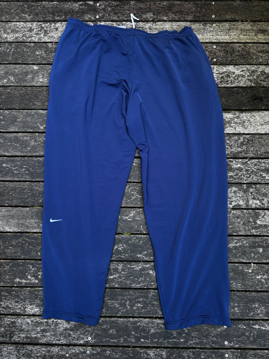 Vintage Y2K Nike Pleated Track Pants Size XL in Navy
