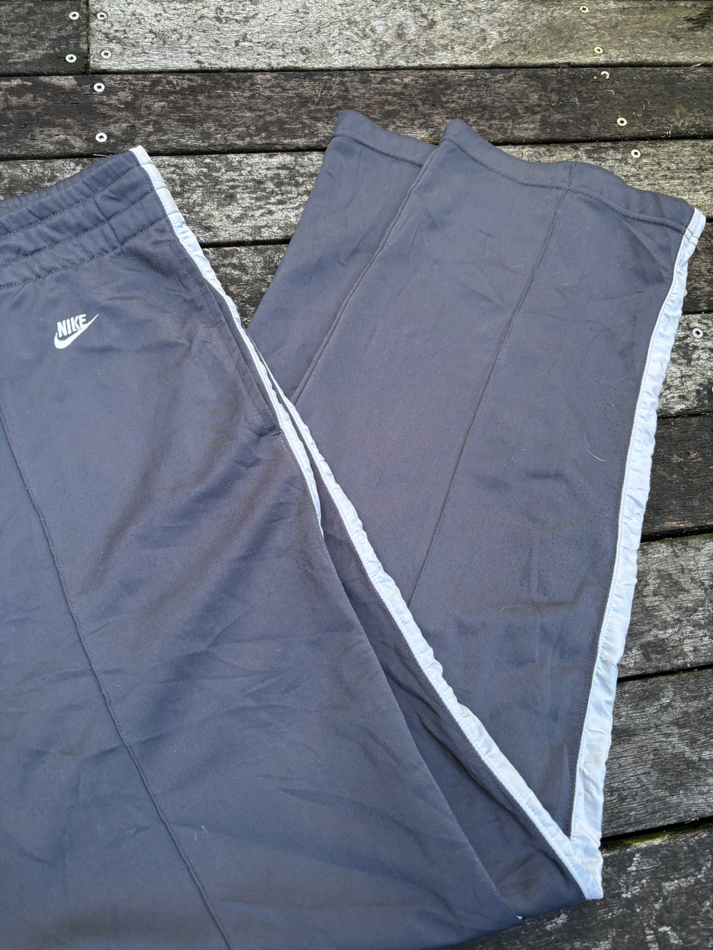 Vintage Y2K Nike Grey Track Pants Size XL