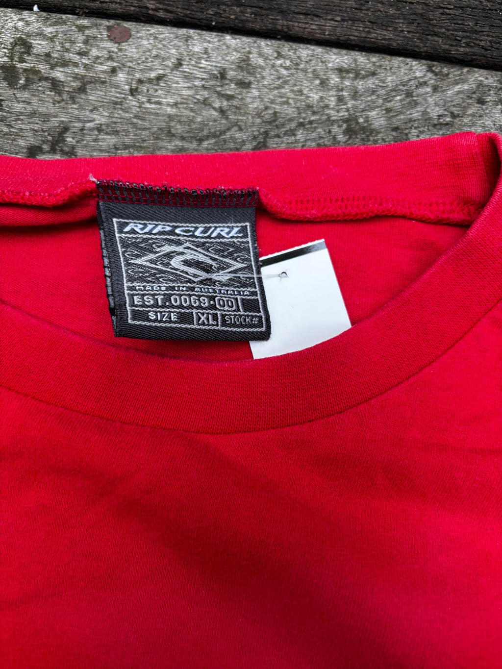 Vintage 80s Rip Curl T-shirt Long Sleeve Made in Aus