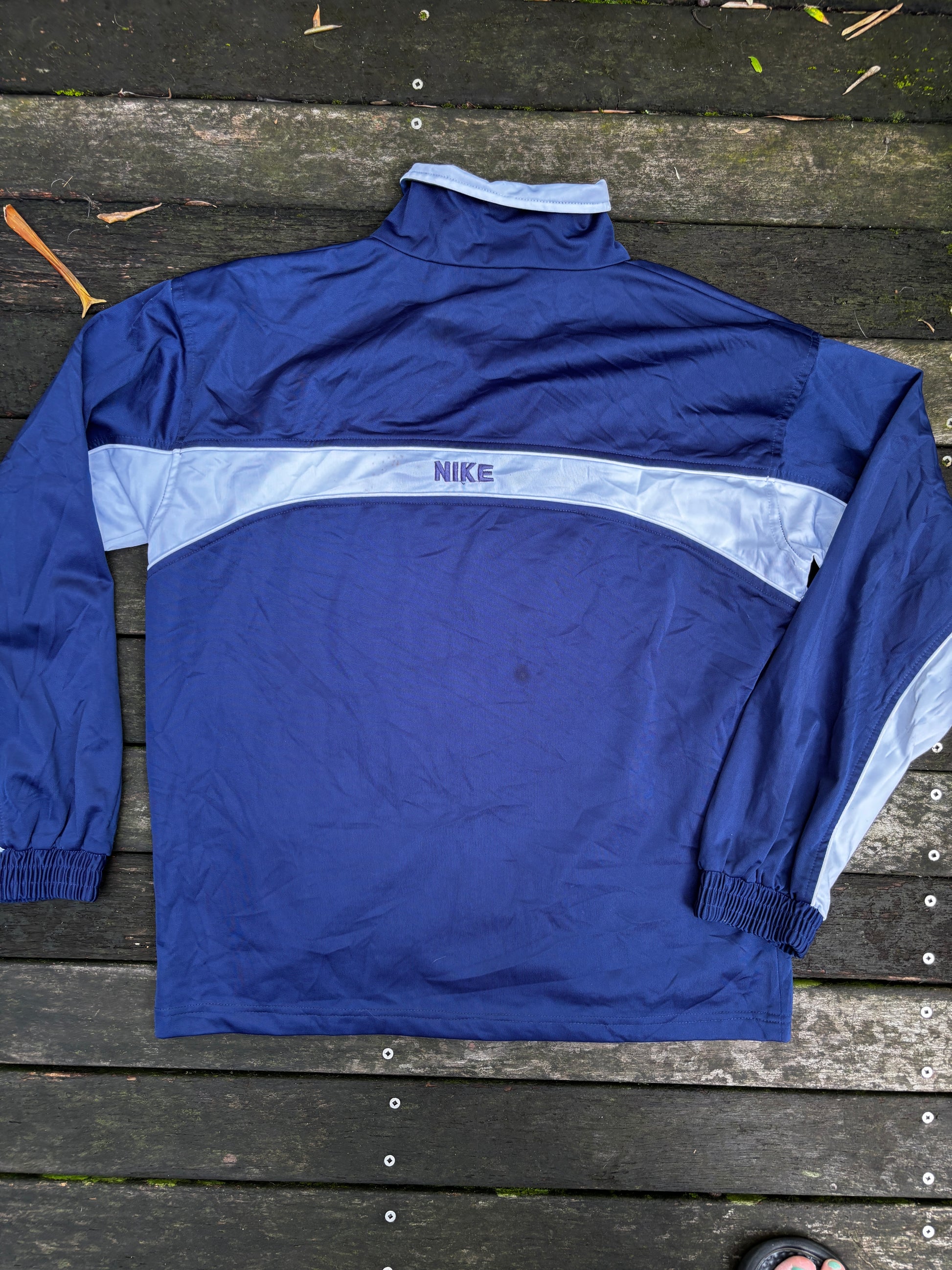 Vintage 90s Nike Premier Jacket Size M Navy