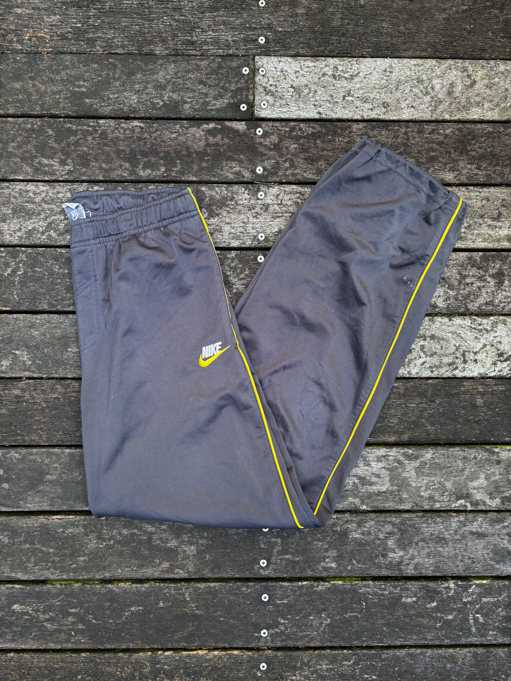 Vintage Grey Tag Bungee Cuff Nike Track Pants Size S