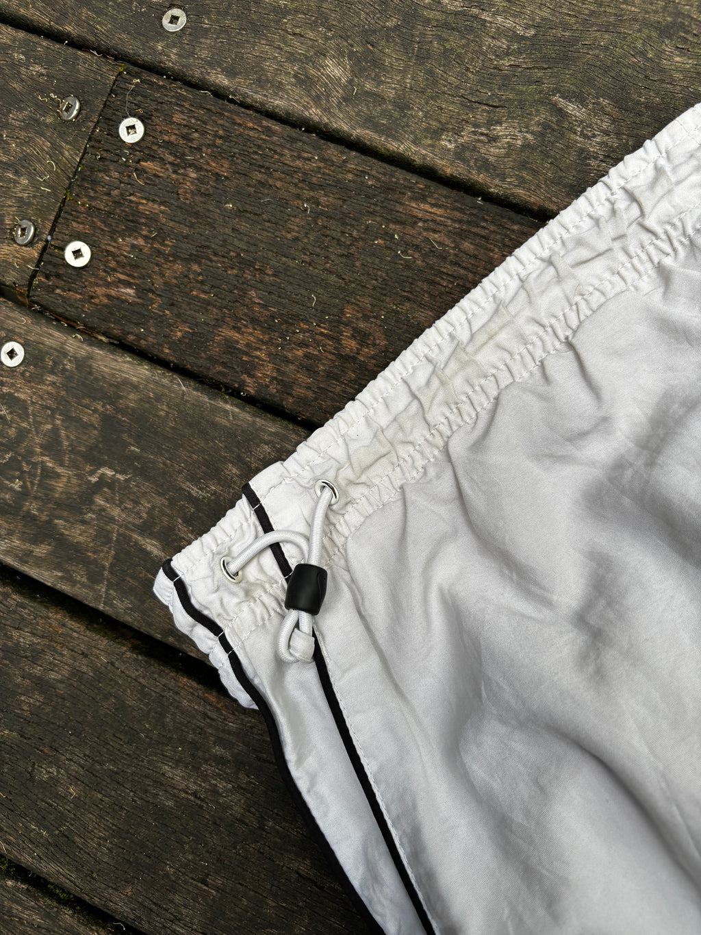 Classic Y2K Nike Track Pants Size L White