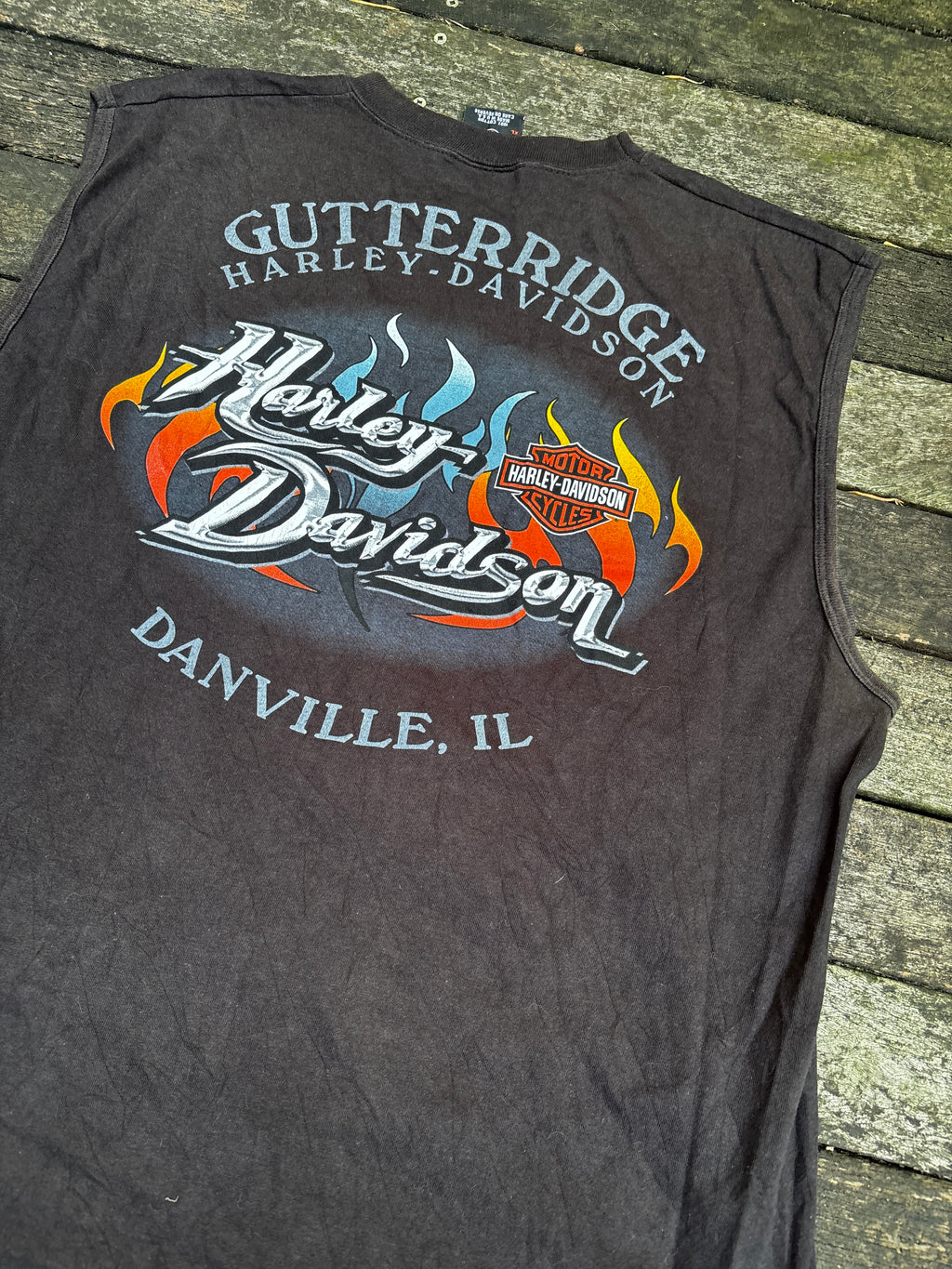 Vintage Harley Davidson 100 Years T-shirt Sz XL Black
