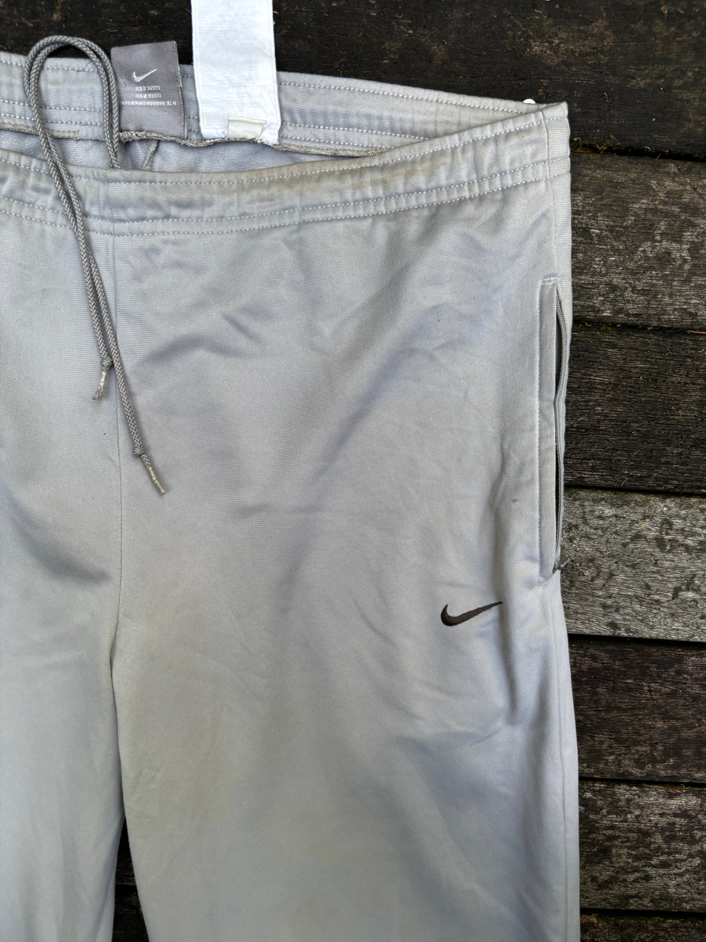 Y2K Nike Grey Track Pants Size S