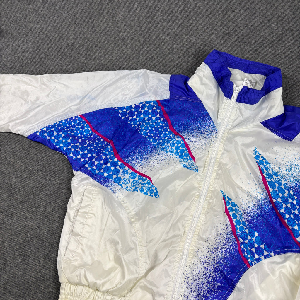 Vintage 90s boxy Nike jacket women's small retro activewear windbreaker (rare piece!)