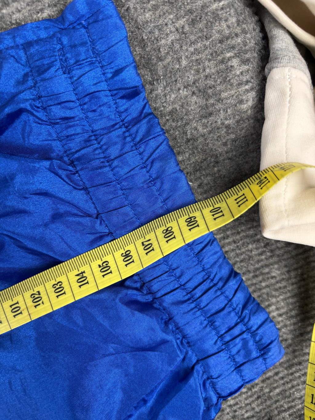 Vintage 90s Adidas track pants men’s large blue retro cuffed