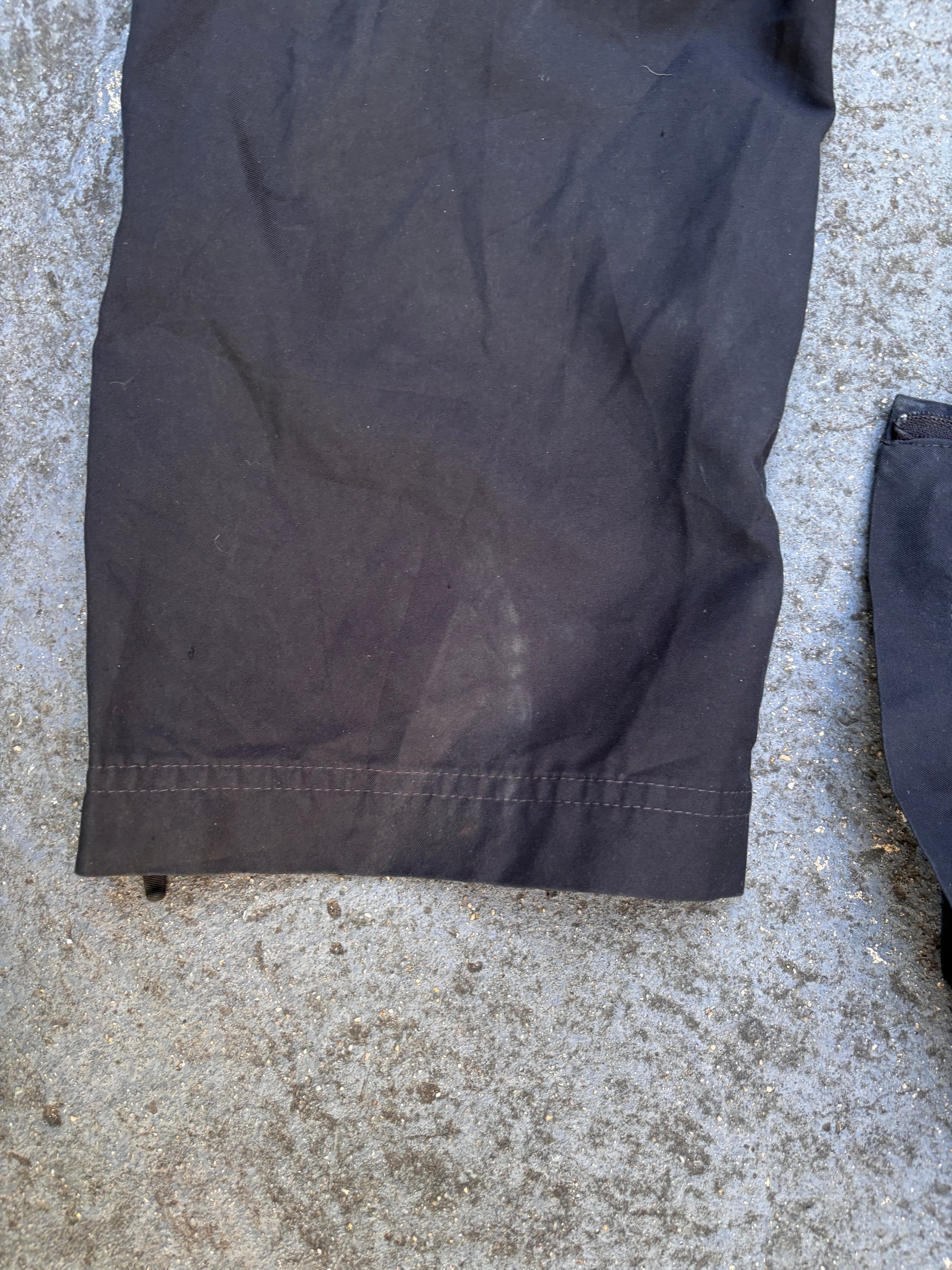 Nike Track Pants Size M Black Embroidered High School Track Classic Windbreakers