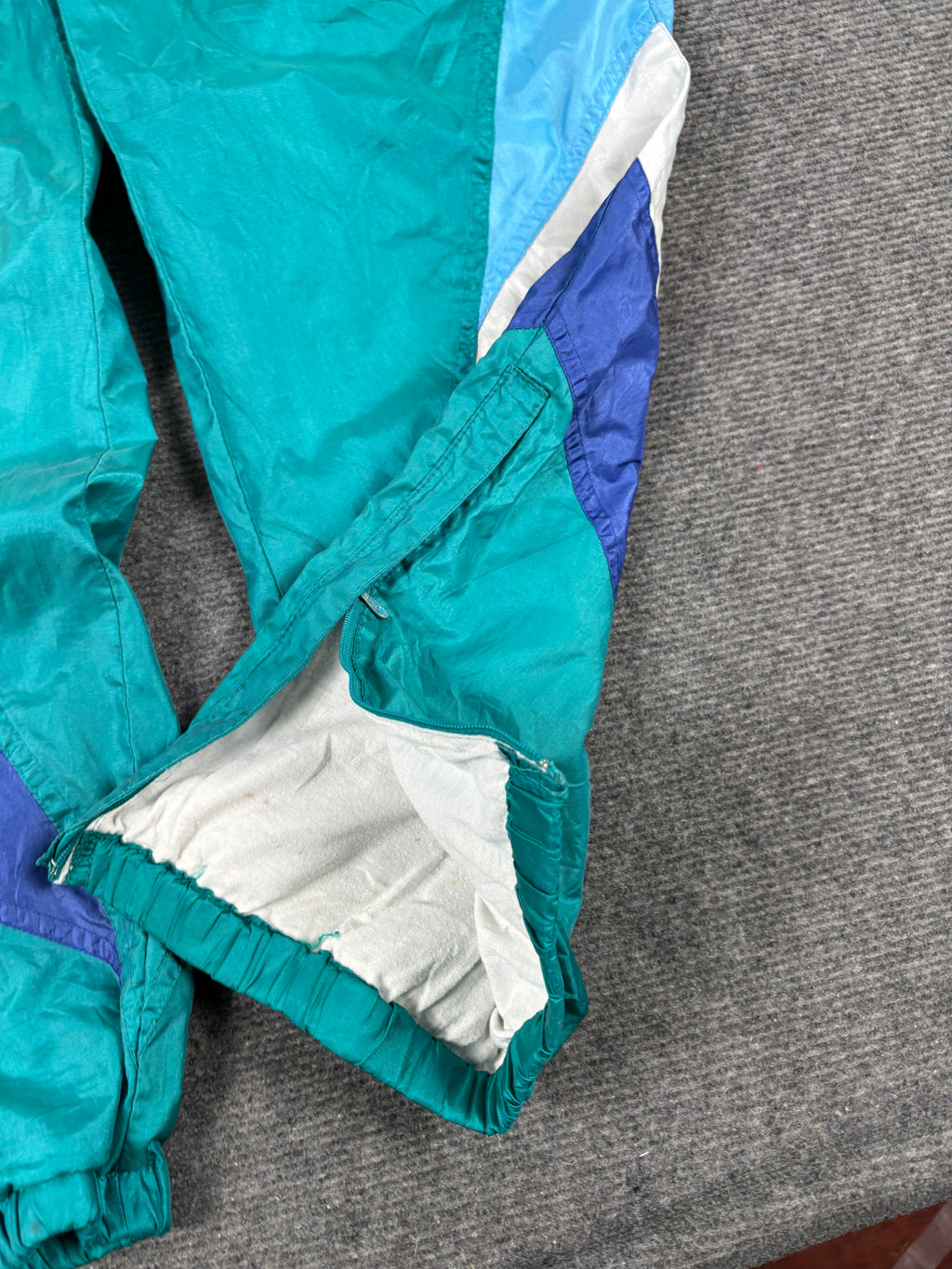 Vintage 90s Adidas Track Pants Men's Large Retro Cuffed Joggers