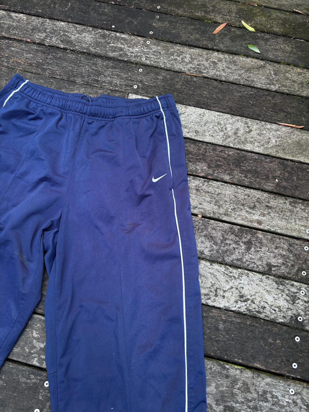 Classic Y2K Nike Track Pants Pleated Middle Size XL
