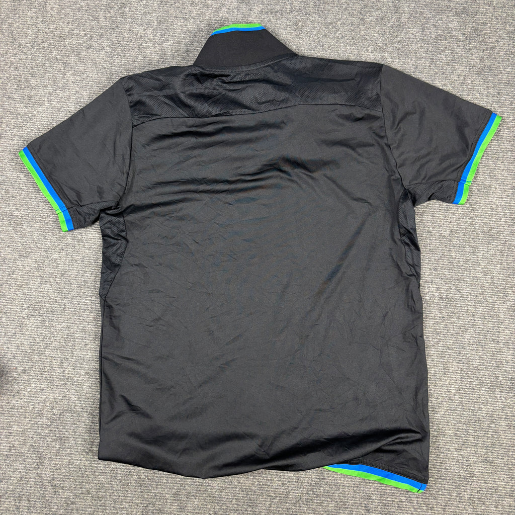 Yonex Tennis Polo Shirt Men's Small Black Activewear Japanese Stock