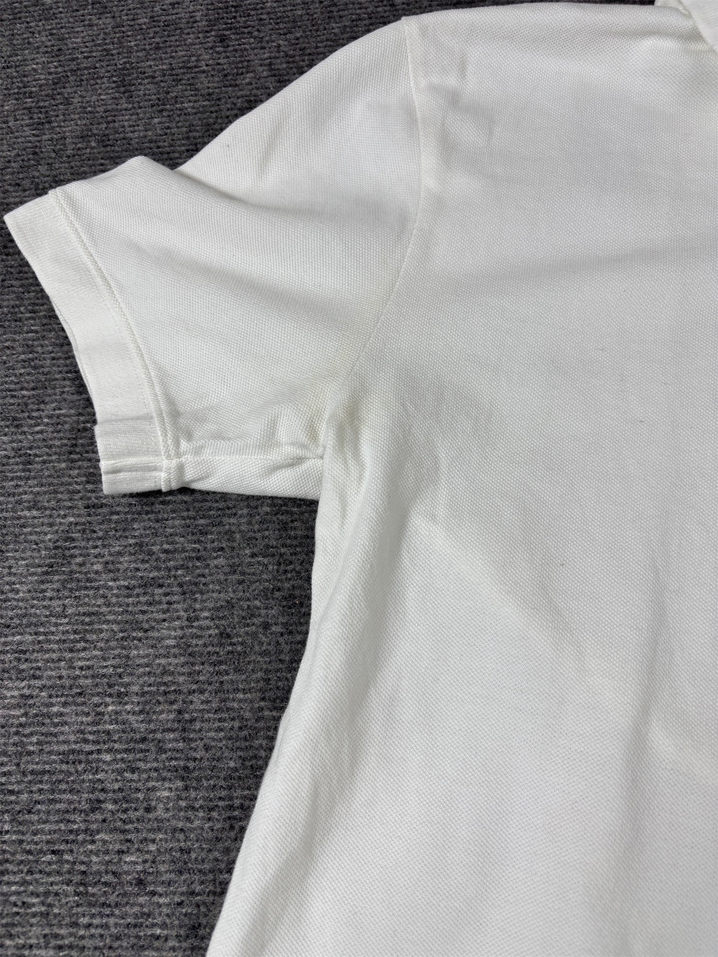 Nike Polo Shirt Men’s XS White Cotton Black Chest Logo Classic