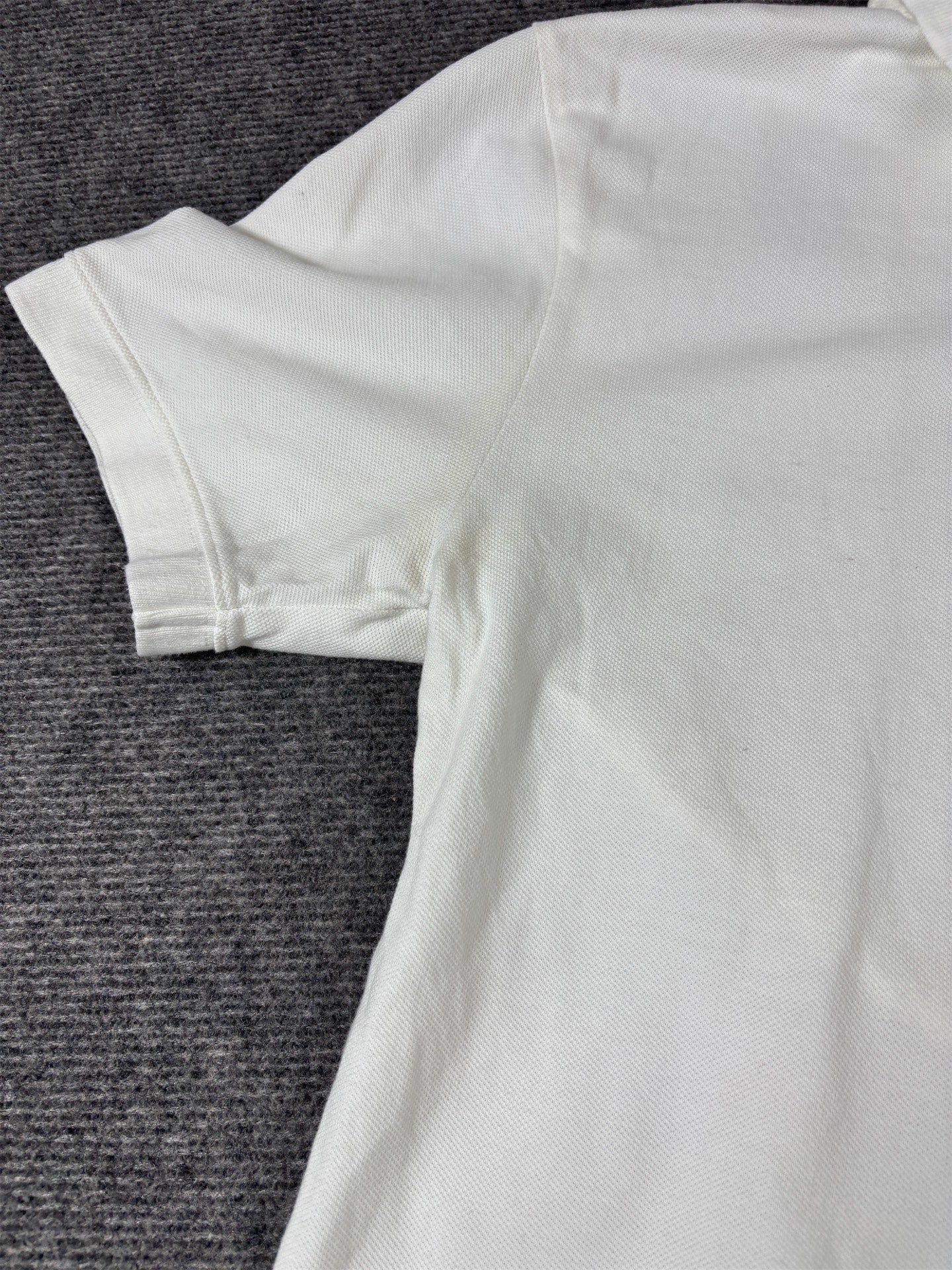 Nike Polo Shirt Men’s XS White Cotton Black Chest Logo Classic