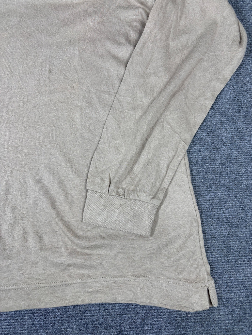 Vintage 90s Nike Long Sleeve T-Shirt Men’s L Brown Skivvy Turtle Roll Neck Swoosh