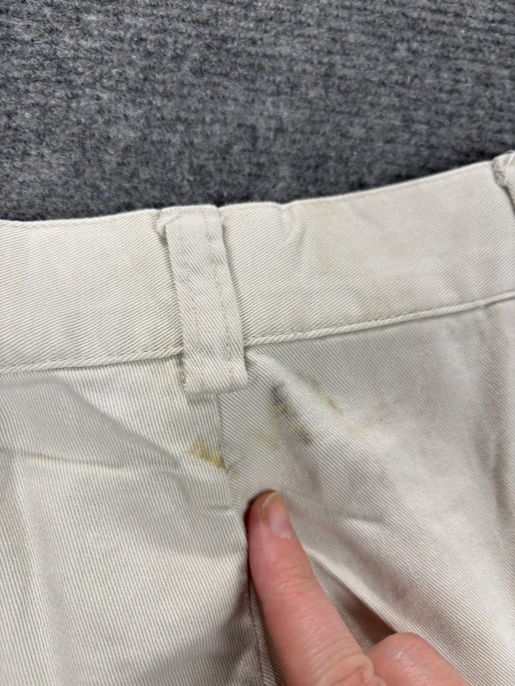 90s Polo Ralph Lauren Pants Men's 36 in Grey Baggy Chino Trousers