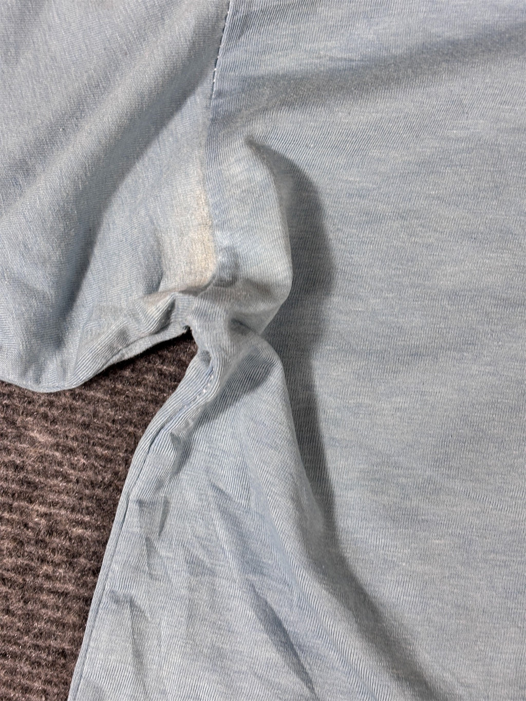 Vintage 90s Nike T-Shirt Women’s M Blue Centre Box Logo Classic Crew Neck