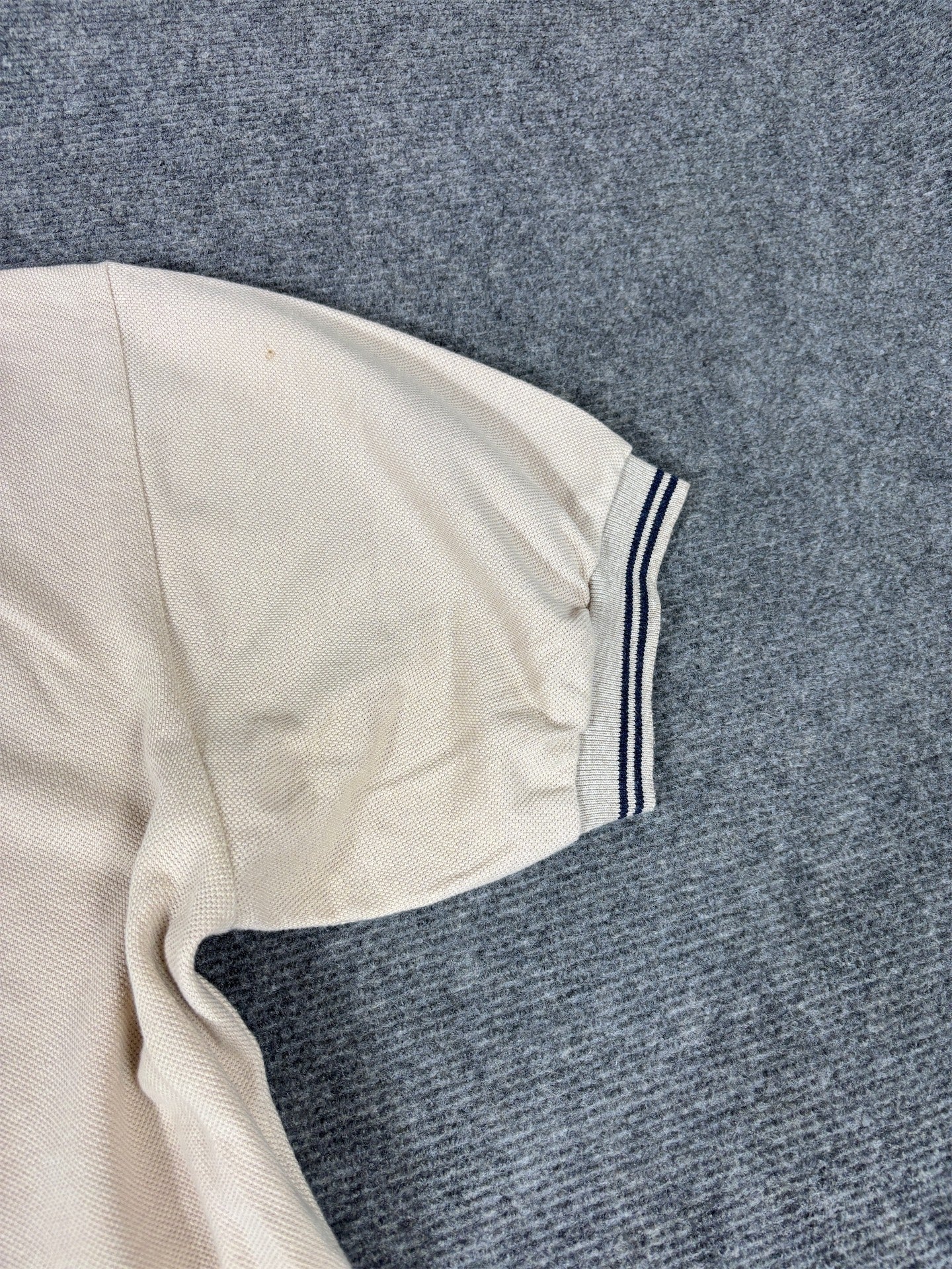 Vintage 80s Nike Polo Shirt Men’s XL Beige Black Swoosh Oregon Tag Collared