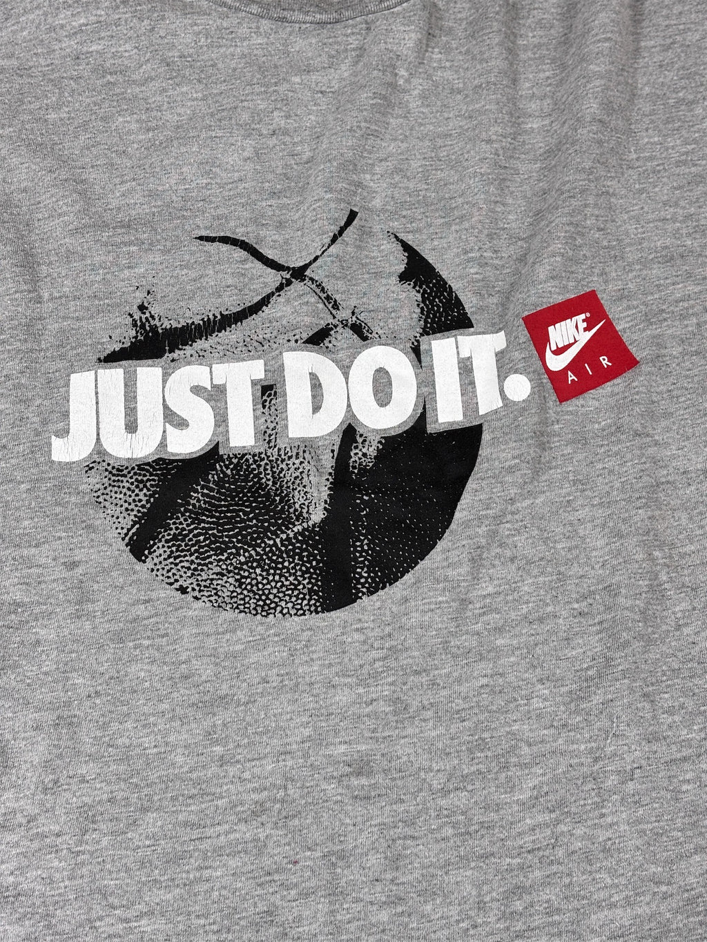 Vintage Y2K Nike Just Do It T-Shirt Men’s XL Grey Basketball Nike Air Crew Neck