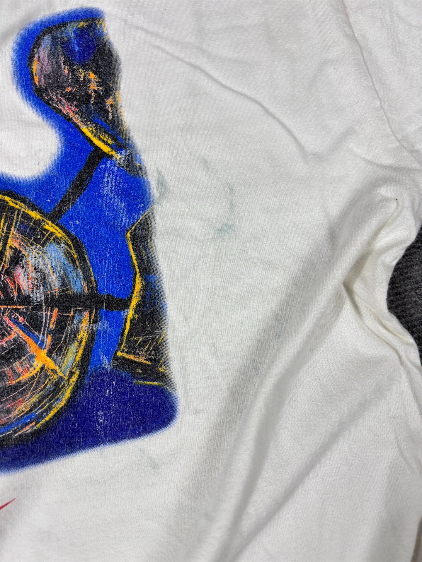 Vintage 90s Nike Tour De France T-Shirt Men’s XL White Cotton 1997 Crew Neck