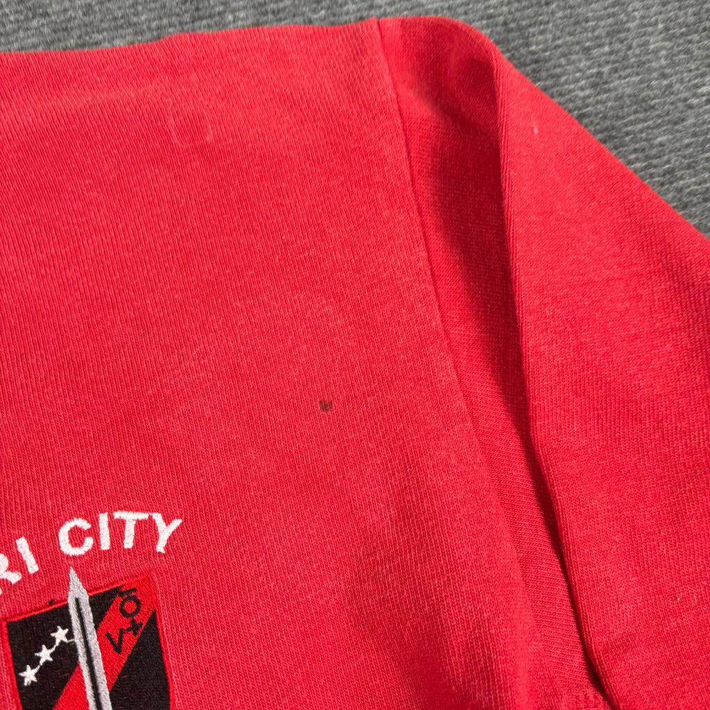 Vintage Barbarian Rugby Polo Men's XL Red Super Heavyweight Fabric