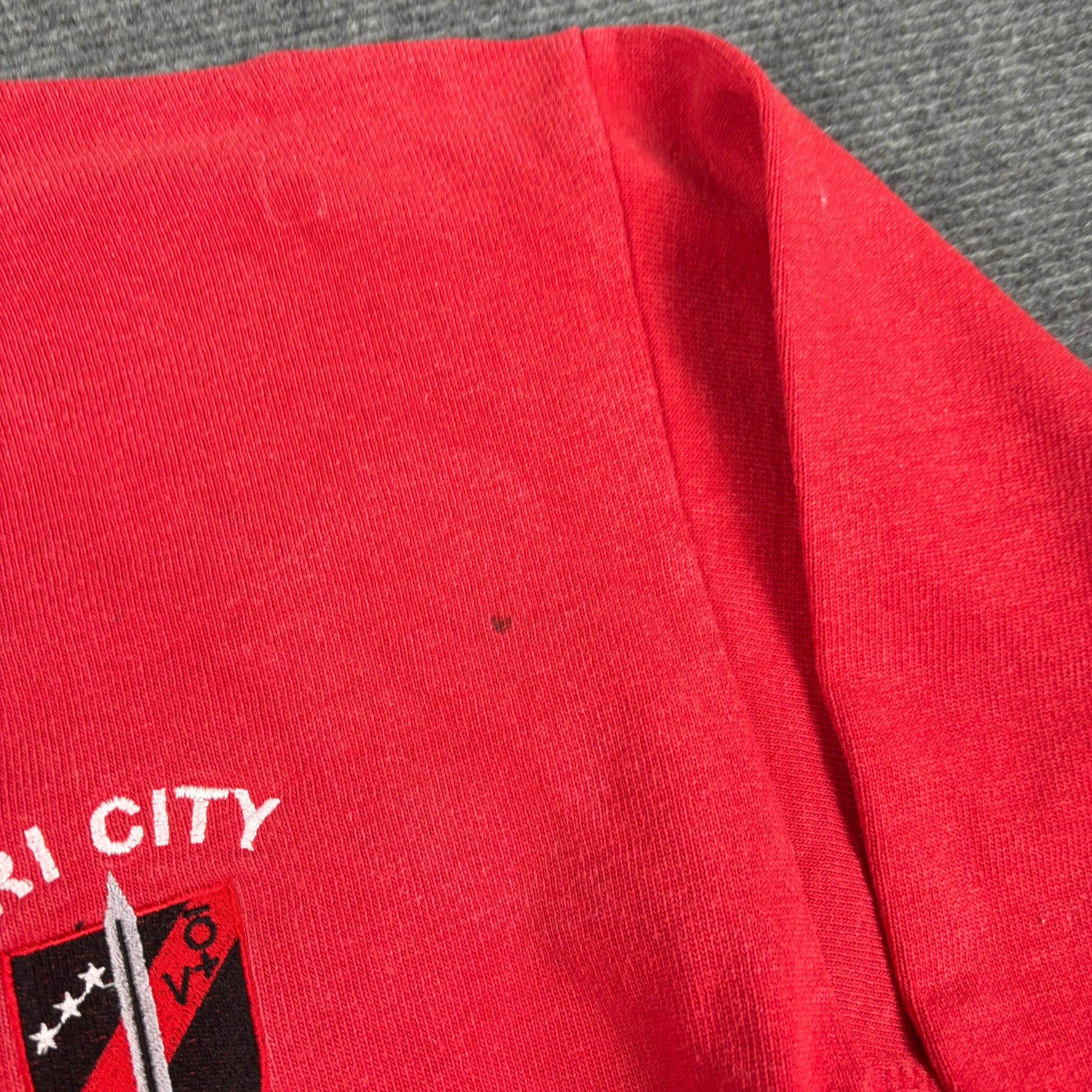 Vintage Barbarian Rugby Polo Men's XL Red Super Heavyweight Fabric