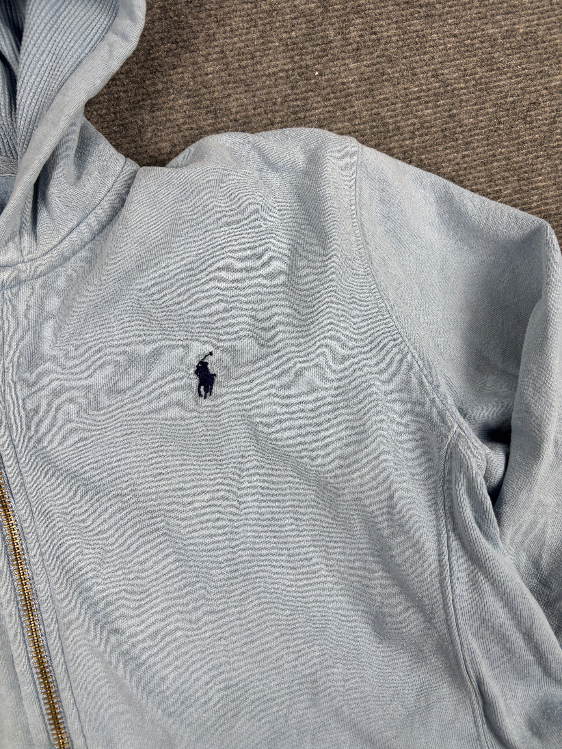 Vintage Polo Ralph Lauren Hoodie Women's Small Blue Small Pony