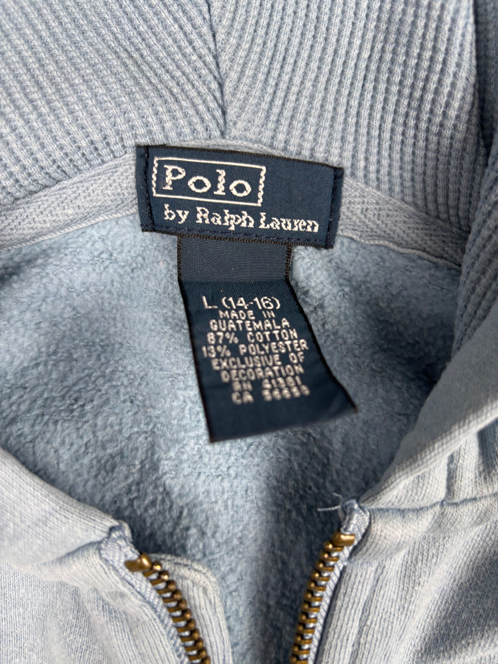 Vintage Polo Ralph Lauren Hoodie Women's Small Blue Small Pony