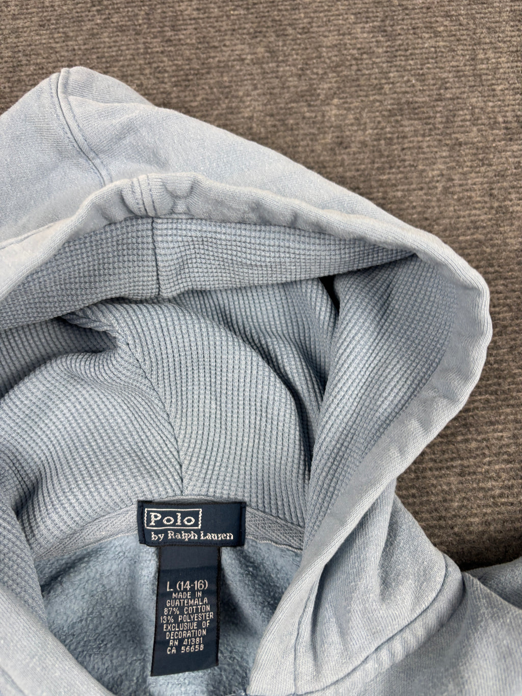 Vintage Polo Ralph Lauren Hoodie Women's Small Blue Small Pony