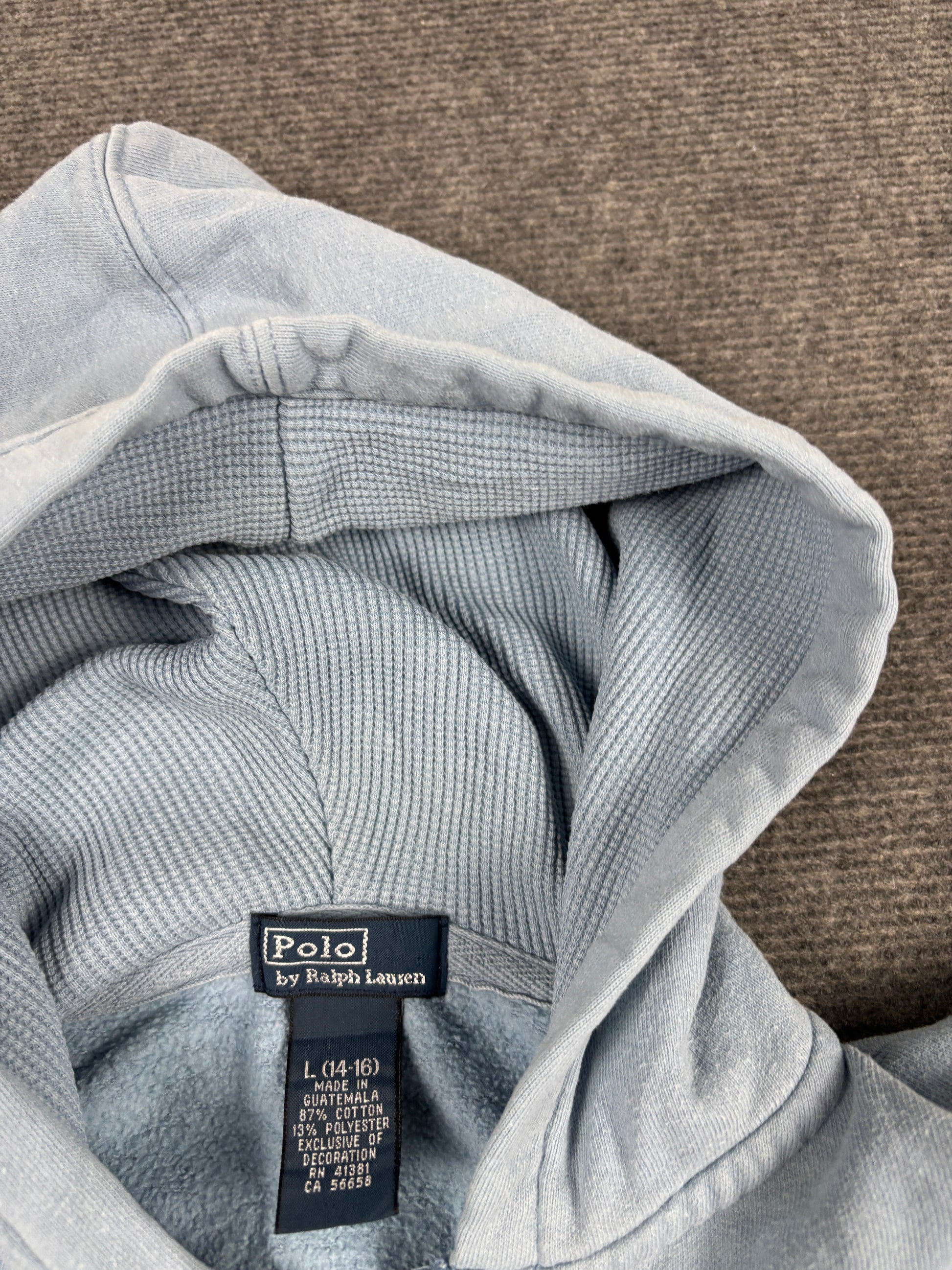 Vintage Polo Ralph Lauren Hoodie Women's Small Blue Small Pony