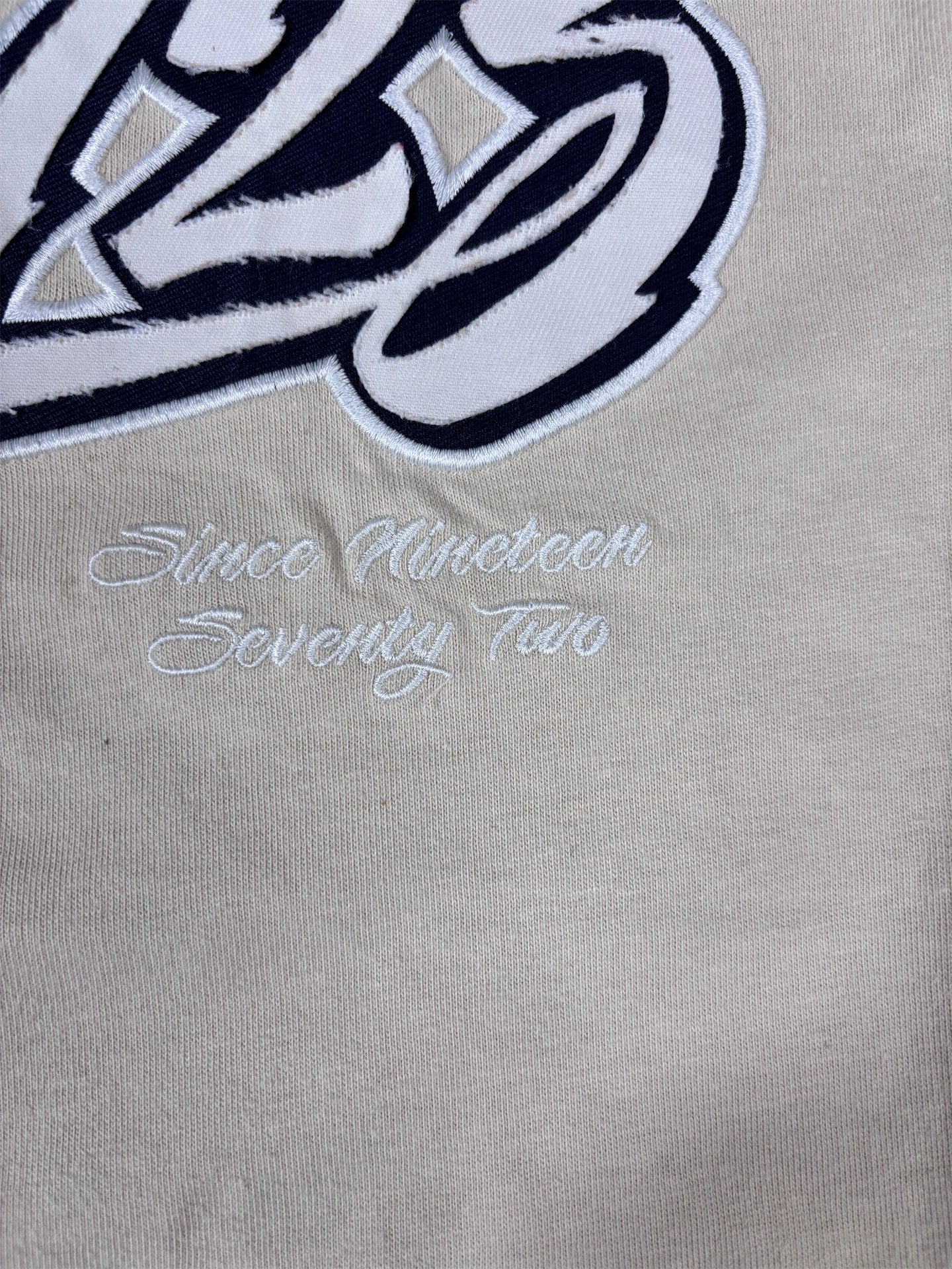 Vintage Y2K Nike T-Shirt Men’s S Brown White Cotton Cortez Graffiti Spell Out Sleeve Logo