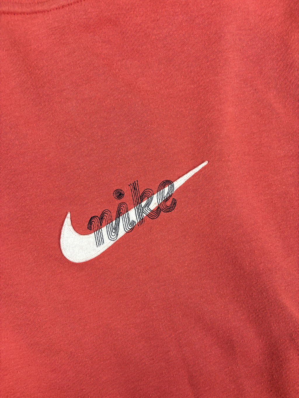 Vintage Y2K Nike Jacket WOmen's Small Pink Activewear Washed Cotton
