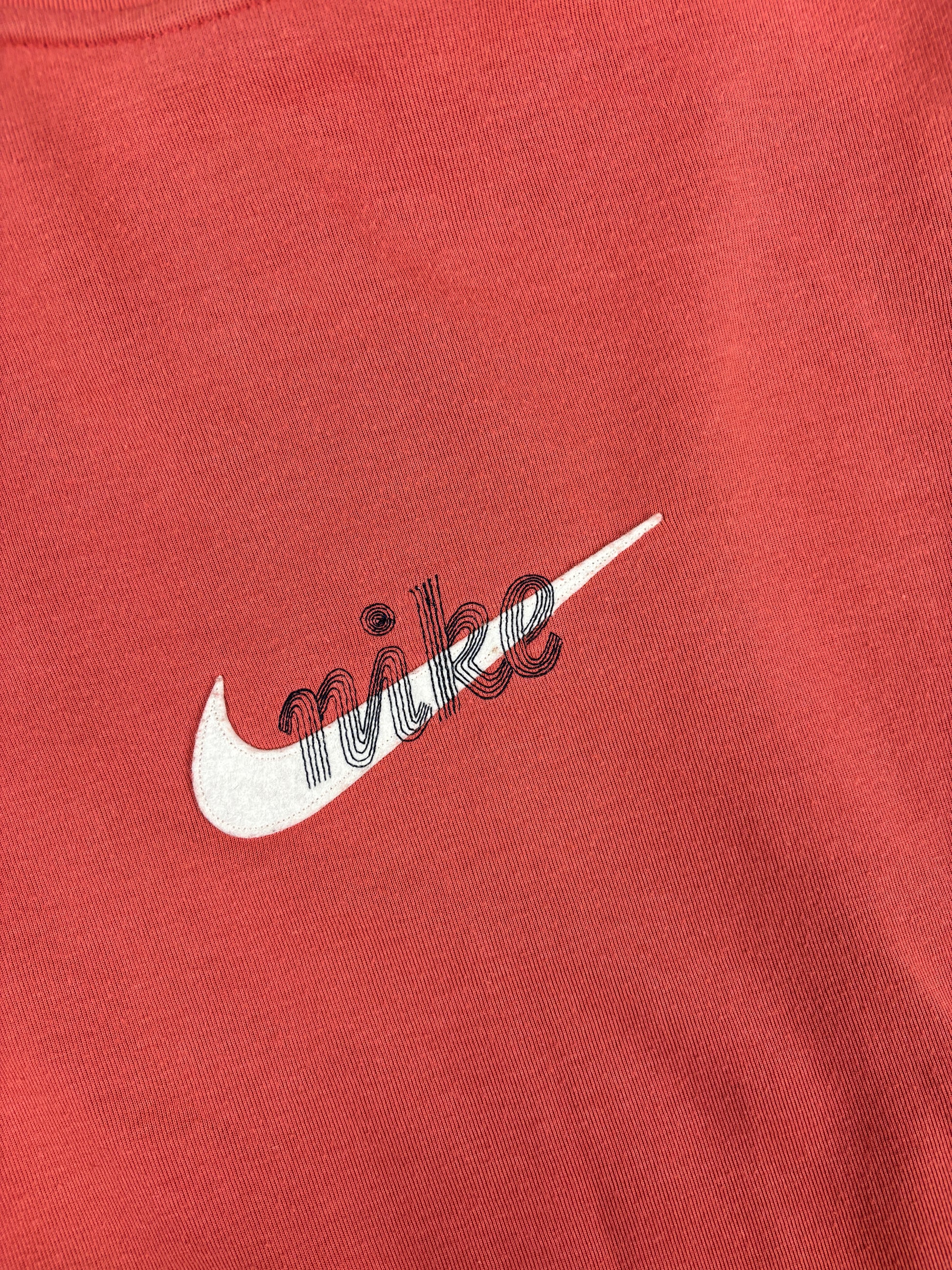 Vintage Y2K Nike Jacket WOmen's Small Pink Activewear Washed Cotton